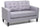 2-Sitzer-Sofa 145 x 78 x 95 cm in grauem Stoff