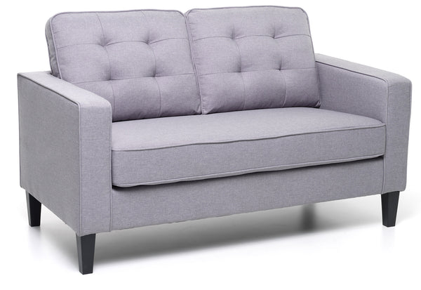 prezzo 2-Sitzer-Sofa 145 x 78 x 95 cm in grauem Stoff