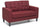 2-Sitzer-Sofa 145 x 78 x 95 cm in rotem Stoff