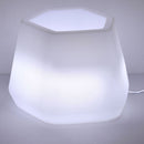 Vaso Luminoso da Giardino a LED 40x35x27 cm in Resina 5W Magnolia Bianco Freddo-3