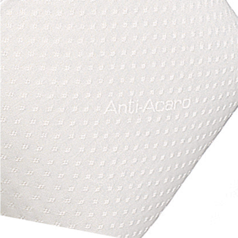 Coprimaterasso in Tessuto Jacquard 1 Piazza e Mezzo 170gr Cober Antiacaro Bianco-2