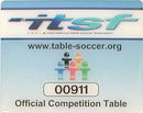 Calciobalilla in Mdf con Aste Uscenti e Campo Gioco Lungo Garlando Master Champion Itsf-3