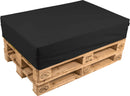 Cuscino per Pallet 120x80cm in Tessuto Pomodone Nero-1