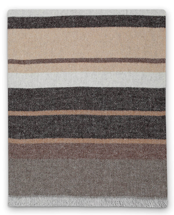 sconto Plaid Misto Cotone 130x170 cm Effetto Cashmere 260 gr/mq Cober Mexico Natural