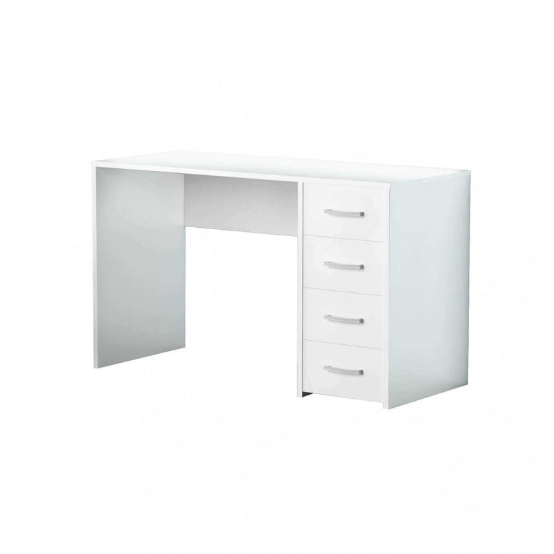 Scrivania Porta Pc Topaz Bianco 120x50x74 h cm in Truciolare bilaminato Bianco-1