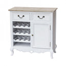 Credenza Cantina Cuore 80x36x84,5 h cm in Legno di paulownia Bianco-1