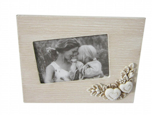 Fotorahmen 15x10 Shabby Chic Rechteckig 23x2,5x18 h cm in MDF Taupe online