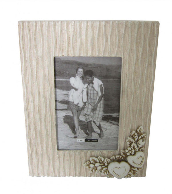 acquista Fotorahmen 10x15 Shabby Chic Rechteckig 17,5x2,5x22,5 h cm in MDF Taupe