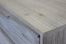 Mobiletto 3 Cassetti con Gambe in Legno 40x36x64 h cm in Legno di paulownia Tortora-5