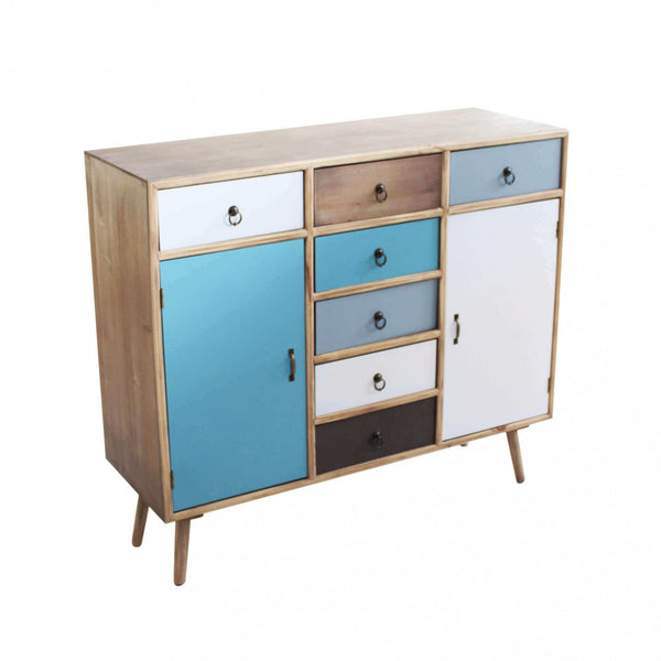 acquista Laval Schrank 100x35x90 h cm in Multicolor Wood