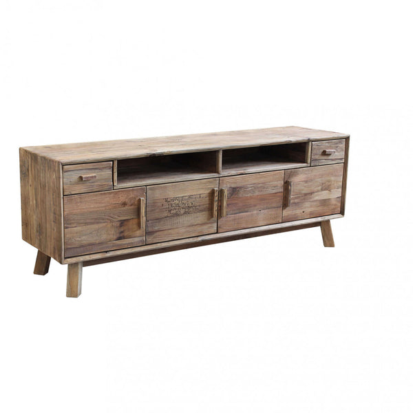 Ralph TV-Schrank 180 x 48 x 65 h cm in brauner recycelter Kiefer acquista