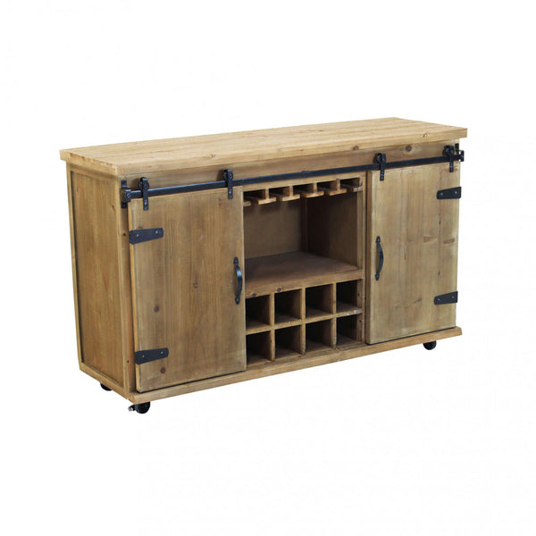 online Dominic Schrank 123 x 41 x 75 h cm in braunem Holz