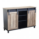 Mobile Youri 120x40x82 h cm in Legno Nero-1