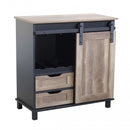 Mobile Yvan 80x40x82 h cm in Legno Nero-1