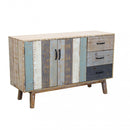 Mobile Felix 126x40x78 h cm in Legno Multicolor-1