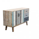 Mobile Felix 126x40x78 h cm in Legno Multicolor-3