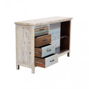 Mobile Harry 140x40x82 h cm in Legno Multicolor-3