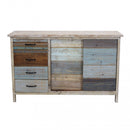 Mobile Harry 140x40x82 h cm in Legno Multicolor-4