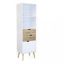 Mobile Sheldon 50x39x171 h cm in Legno Bianco-1