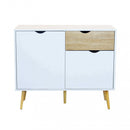 Mobile Theodore 99x39x82 h cm in Legno Bianco-3