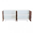 Mobile Antwan 180x45x80 h cm in Legno Bianco-4