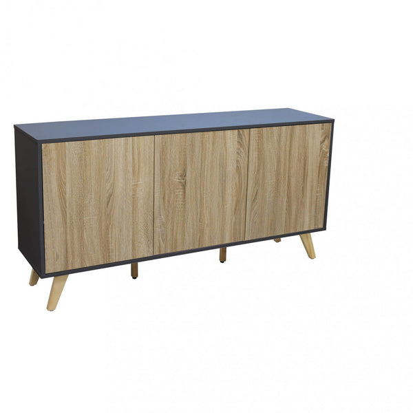 acquista Elton Schrank 150 x 39,5 x 75 h cm aus Anthrazit-Bilaminat-Spanplatte