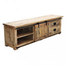 Mobile TV Zachery 180x45x55 h cm in Legno Marrone-1