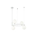 Lampada pendente Modern in Metallo Ring Bianco-1