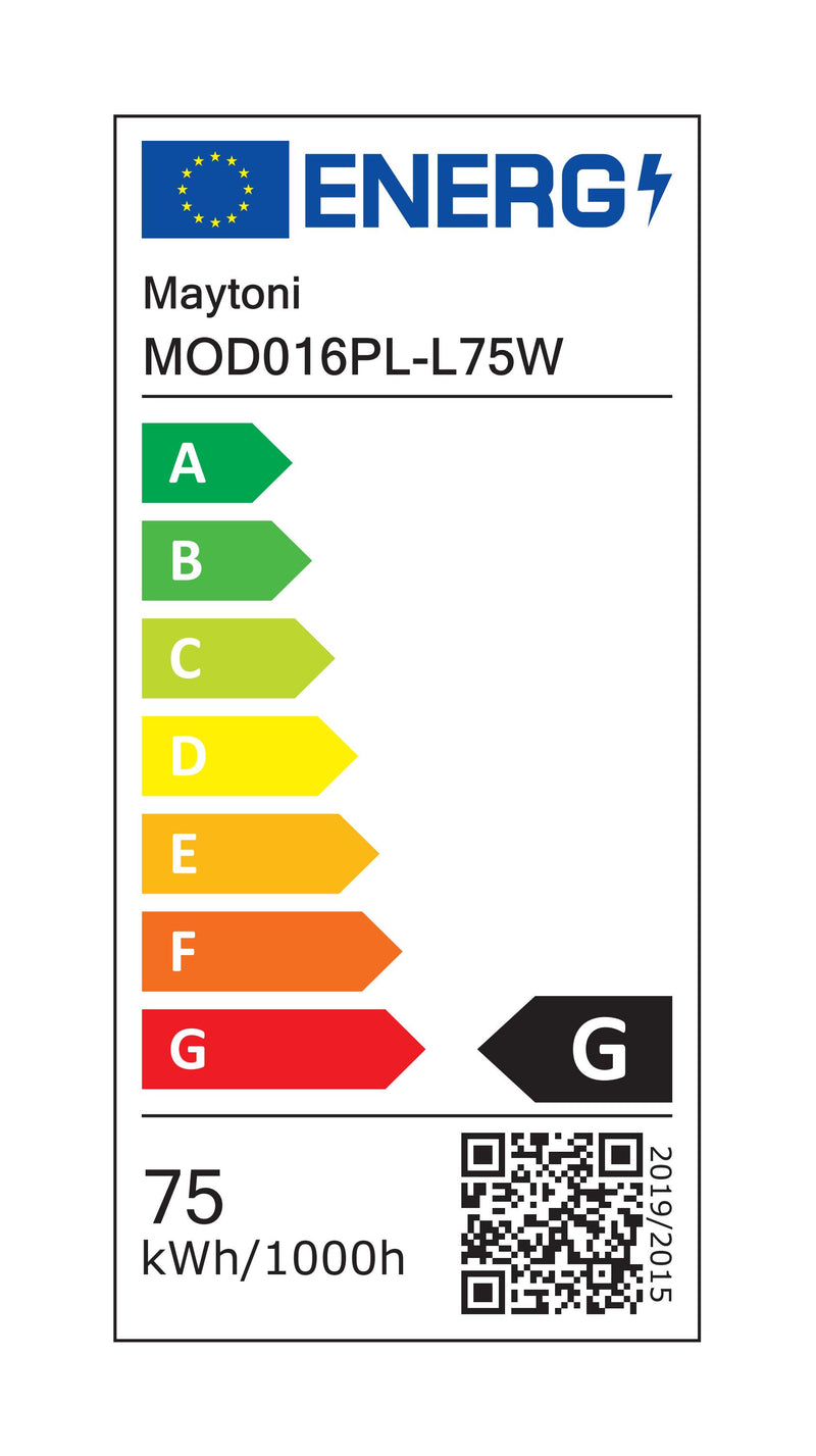 Lampada pendente Modern in Alluminio Line Bianco-5