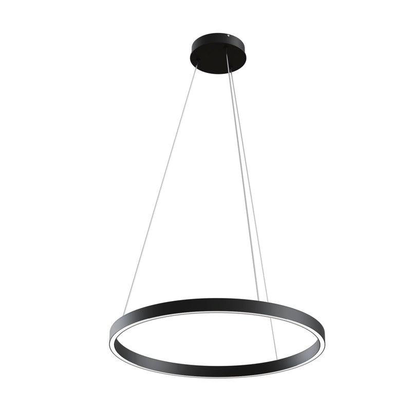 Lampada pendente Modern in Alluminio Rim Nero-1