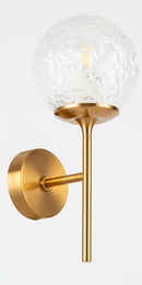 Moderne Wandlampe aus Light Brass Metal