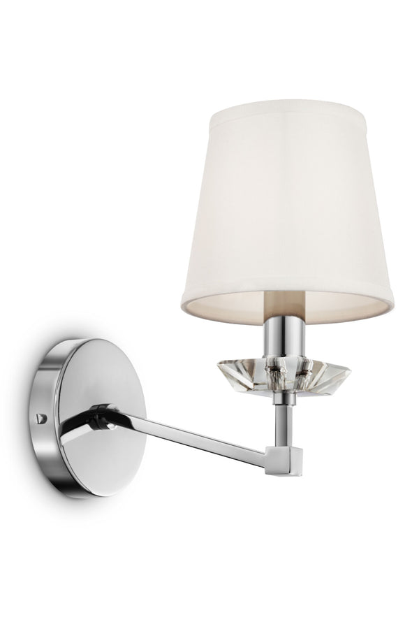 Neoklassizistische Wandlampe aus Metall Beira Nickel prezzo