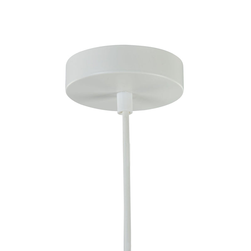 Lampada pendente Pendant in Metallo Louvre Bianco-5