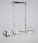 Moderne Pendelleuchte aus Cerezo Chrome Metal