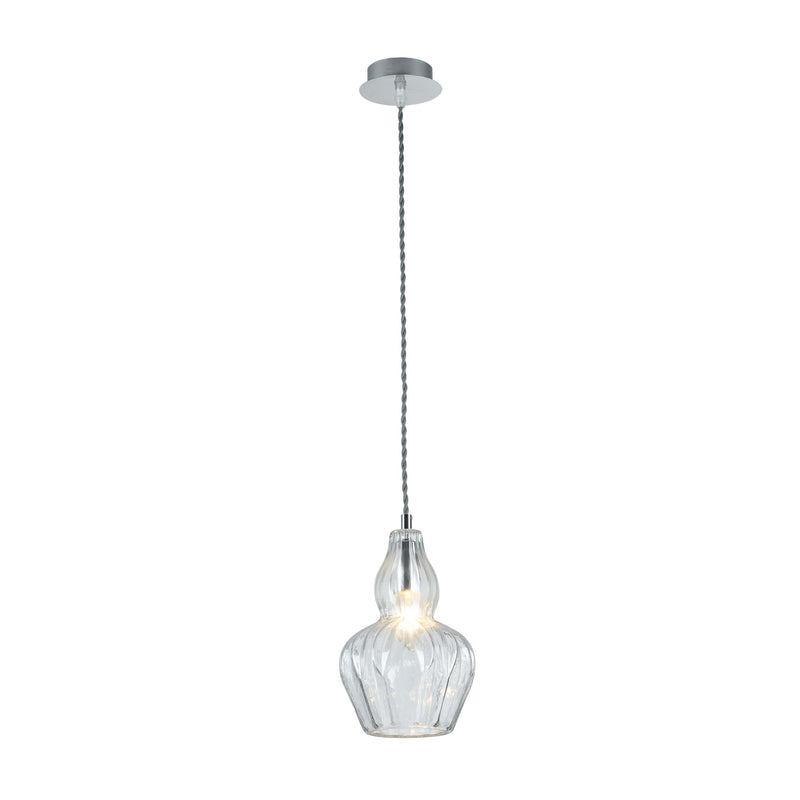 Lampada pendente Pendant in Metallo Eustoma Nickel-1