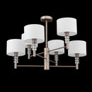 Lampadario Modern in Metallo Lincoln Nickel-3