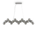 Moderne Pendelleuchte aus Dallas Chrome Metal