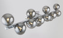 Moderne Wandlampe aus Dallas Chrome Metal