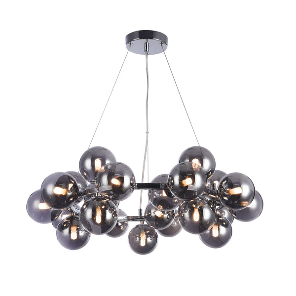 Moderne Pendelleuchte aus Dallas Chrome Metal online