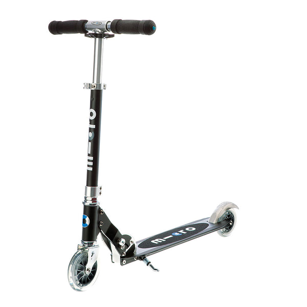 sconto Teleskopischer und faltbarer 2-Rad-Scooter Max 100 kg Micro Sprite Schwarz