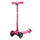 Teleskopischer 3-Rad-Scooter Max 70Kg Micro Maxi Deluxe Pink