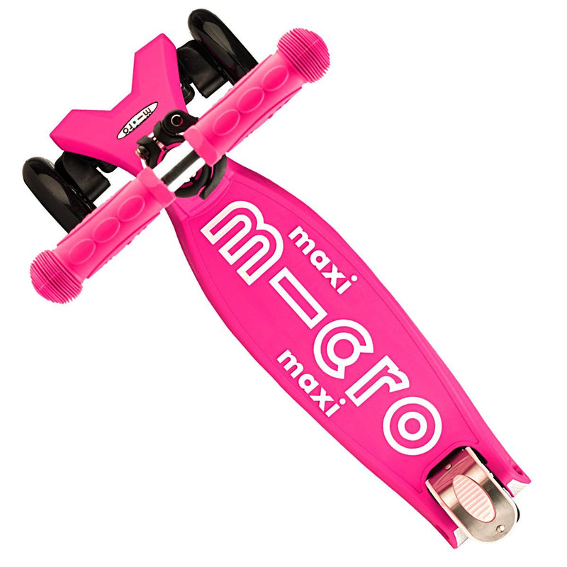 Monopattino 3 ruote Telescopico Max 70Kg Micro Maxi Deluxe Rosa-4