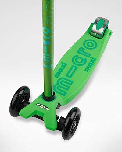 Monopattino 3 ruote Telescopico Max 70Kg Micro Maxi Deluxe Verde-3