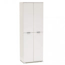 Armadio 4 Ante 60x38x174 h cm in Truciolare bilaminato Bianco-1