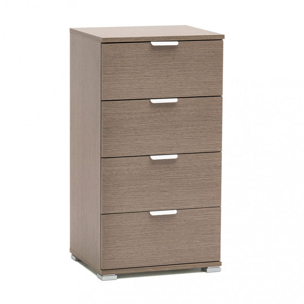 Grey Oak Schrank 4 Schubladen 45x38x85 h cm aus Bilaminat-Spanplatte Grey Oak sconto