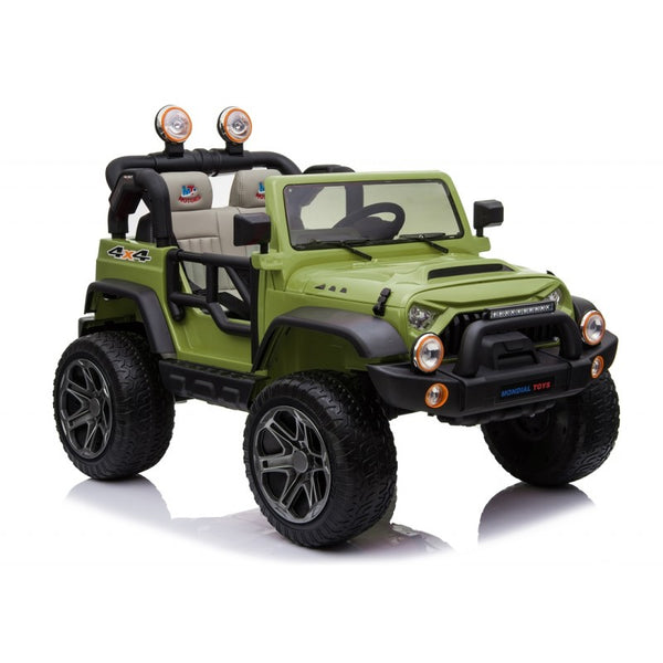 prezzo Elektroauto für Kinder 2 Sitze EVA Räder Maxi Offroad 12V Grün