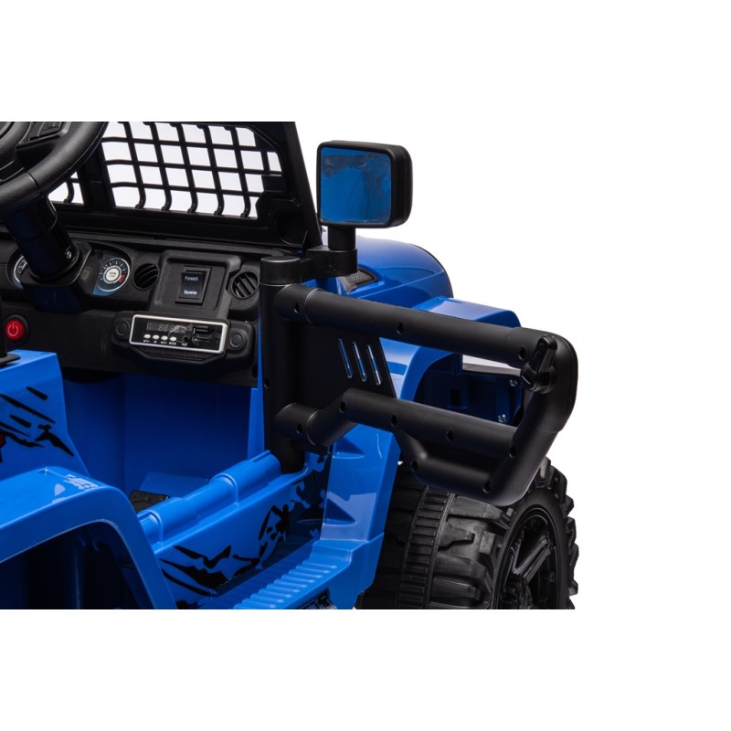 Macchina Elettrica per Bambini 12V Baby Fuoristrada Blu-10