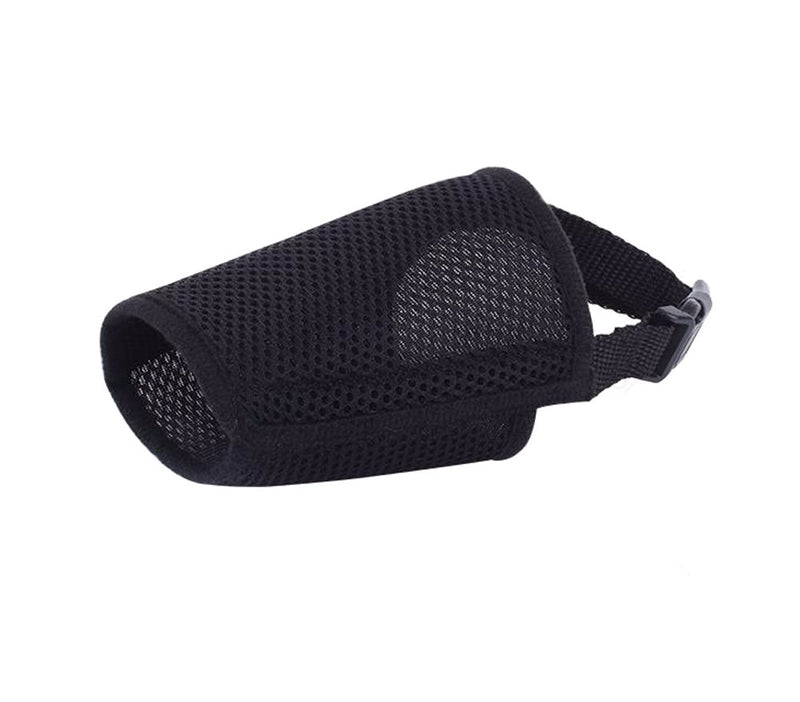 Museruola regolabile in Nylon C19xL12 cm lavabile per sicurezza Muzzle Dog-2