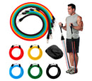 Set di Elastici Palestra 5 Livelli di Resistenza Max 13,6 Kg in Gomma-2