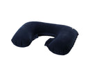 Cuscino Collo Gonfiabile Ergonomico per Viaggi Blu-1